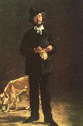 Edouard Manet Portrait of Gilbert Marcellin Desboutin oil on canvas